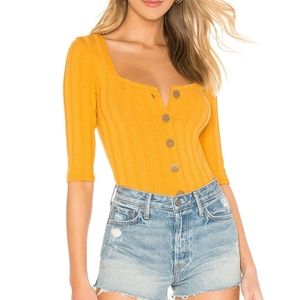 Free People Central Park Gold Cardigan